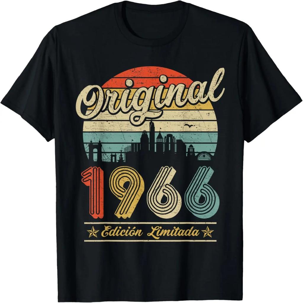 Оригинальная ретро-футболка 1966 года для 58-го дня рождения, Испания