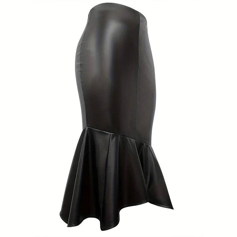 Женская летняя нестандартная тонкая пригородная юбка длиной до бедра средней длины