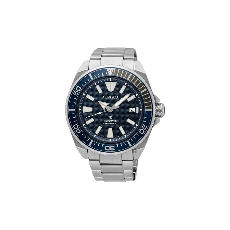 Seiko Prospex 200 метров водонепроницаемые классические Автоматические Мужские часы на стальном браслете синий циферблат SRPB49J1