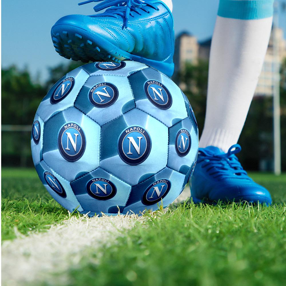 Футбольный мяч Napoli FC, размер 5, стандартный, прочный, для тренировок и матчей, для взрослых, для занятий спортом на открытом воздухе