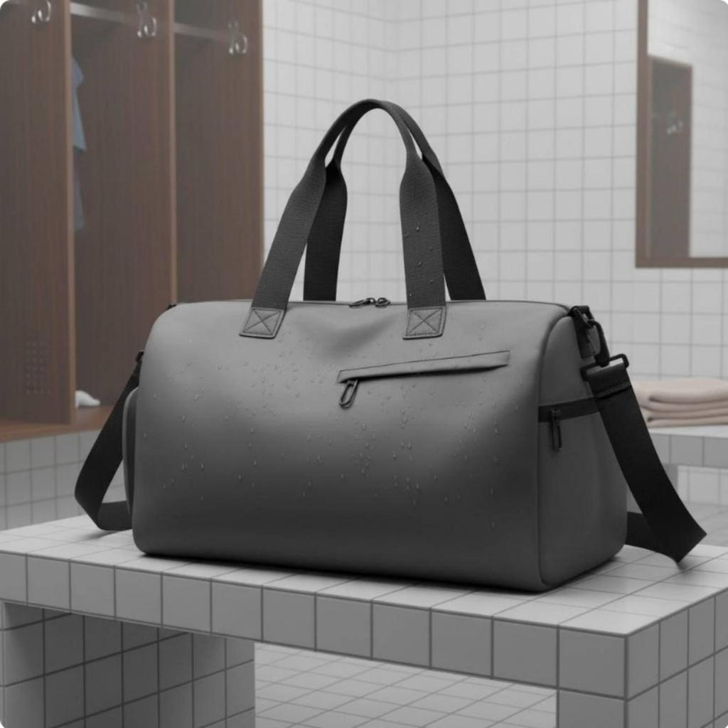 Wet Dry Separation Gym Bag Waterproof Weekender Travel Tote for Men