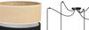 Spider ceiling hanging lamp, lampshade 20 CM black