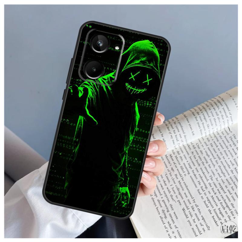 Matrix Hacker For Realme C61 C63 C71 C55 C67 C51 C75 C65 C53 C35 11 12 13 14 Pro Plus GT6 GT7 15 Pro Case