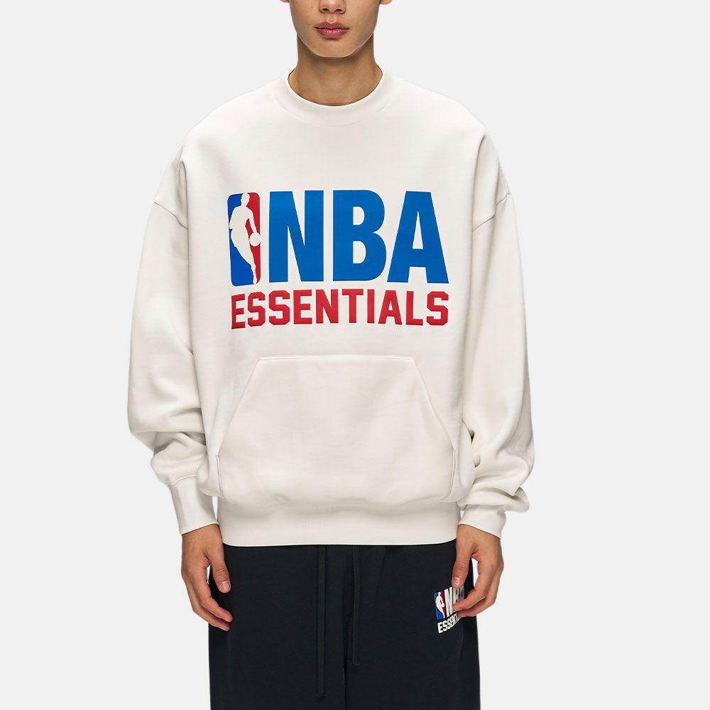 Men's Fear of God Essentials x NBA Sports Fit Crewneck 'Cream'