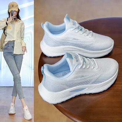 2025 весна новая ins тренд студенческие кроссовки для бега женские повседневные туфли корейская версия дышащие износостойкие женские туфли