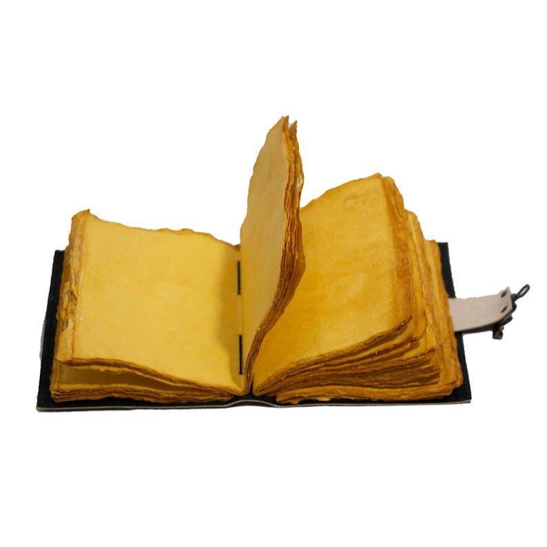 Пустой блокнот для заклинаний «Книга теней» из кожи с замком-застежкой, антикварный, ручной работы, винтажный, бумажный, в кожаном переплете, дорожный блокнот для записей 7x5 дюймов