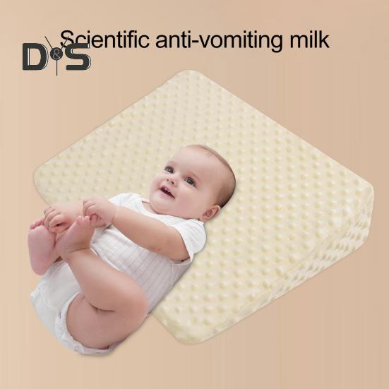 Подушка для младенцев с эффектом памяти, подушка для сна из пеноматериала, поддерживающая спину младенца со съемным чехлом для удобства кормления грудью, для ног и коленей детей