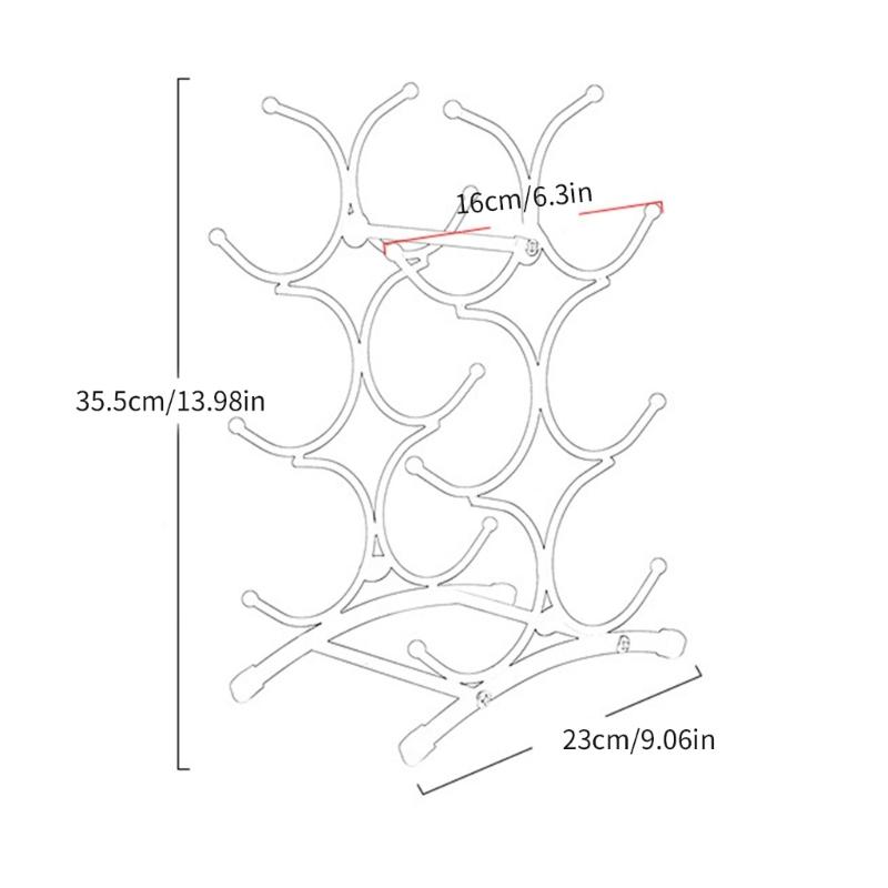Elegant Wine Stand Practical Countertops Wine Bottles Display Rack Wine Holder for Kitchen Bar Reliable Storage Rack