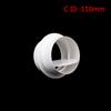 Draft Blocker Duct Connector Damper Ventilation Check Valve Draugh Back Shutter