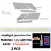 For Skoda Octavia 3 Facelift 2017 2018  Car Headlight Protect Car Film Front Headlamp TPU Exterior Sticker Car Accessories