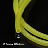 Fuel Petrol Hose Yellow Polyurethane Oil Resistant Flexible Tube for Motorcycle Car Dia 2mm 3mm 4mm 5mm 6mm 7mm 7