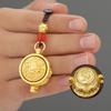 Metal Imitation Gold Cornucopia Chinese Zodiac Keychain Wealth Attracting Pendant Mobile Pendant Package Pendant