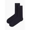 H M baMboo Blend Socks Navy Blue
