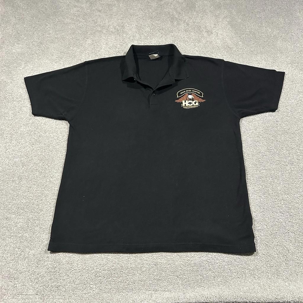 Мужская футболка Harley Owners Club 2XL Графическая футболка HOG Байкерская Поло С коротким рукавом