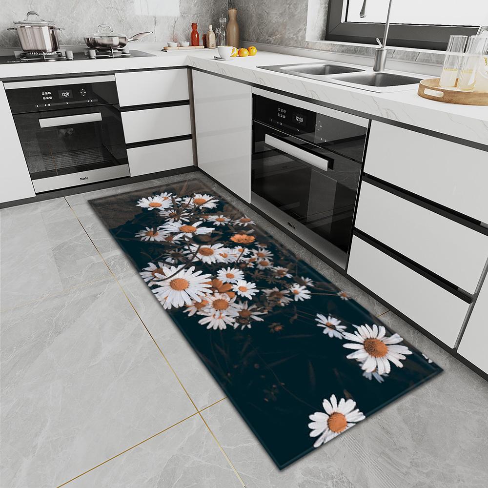 Коврик для кухни, коврик для входной двери, ковер для спальни, коридора, ванной комнаты, нескользящий пол, ковер с рисунком для гостиной