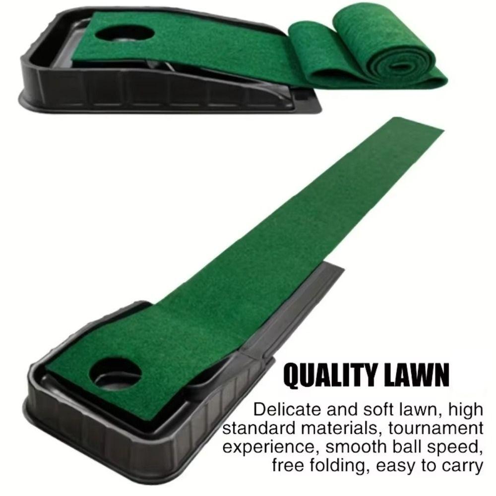 Fairway Trainer Putting Green Mat Auto Ball Return Golf Putter Trainer Golf Supplies