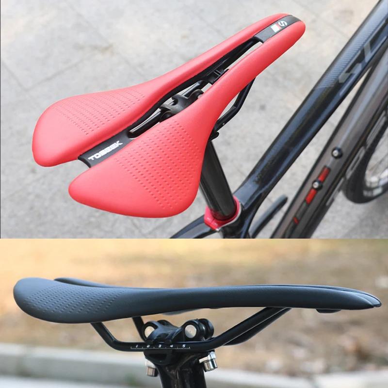 /ODM TOSEEK Bicycle Saddle Racing MTb Road Mountain Bike Seat Hollow Ergonomics Bike Seat Cushion Cycling Saddle Accessories