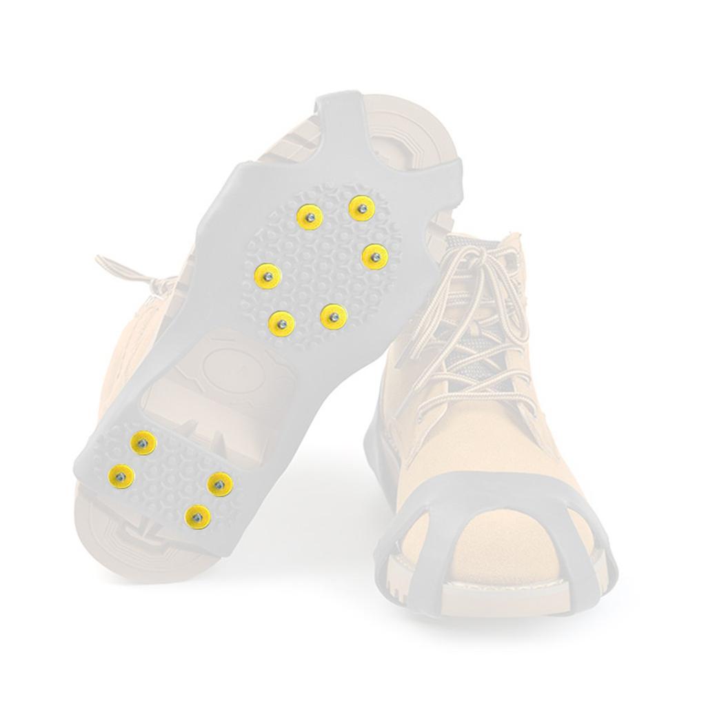 Ice Snow Traction Cleats Mountaineering Climbing Crampons Hiking Spikes