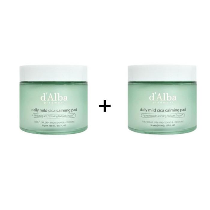 D'Alba (воли) Ежедневные мягкие успокаивающие подушечки Cica 165 мл