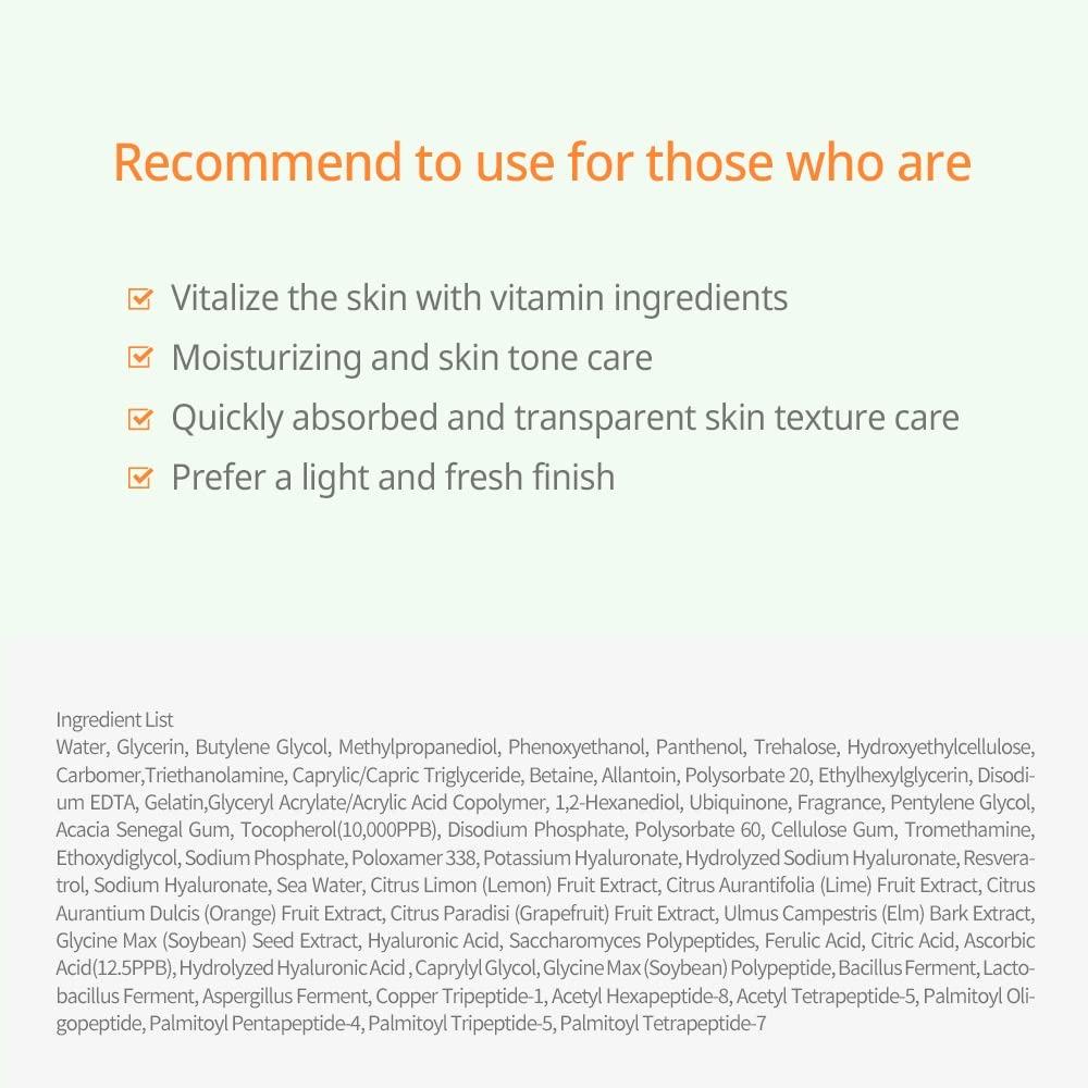 JMsolution Glory Aqua Tocopherol Vitamin C Mask Plus Deep Hydration Radiance 35g (10ea)