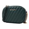 Michael Kors MK Rose Chain Logo Quilted Solid Leather Shoulder Bag Women shoulder bag Dark-Green 35S1GXOC1U-RACING-GREEN