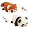 Simulation Reversible Panda To Raccoon Stuffed Animals Plush Toy Cute Red Panda Soft Pillow Kids Baby Birthday Christmas Gift