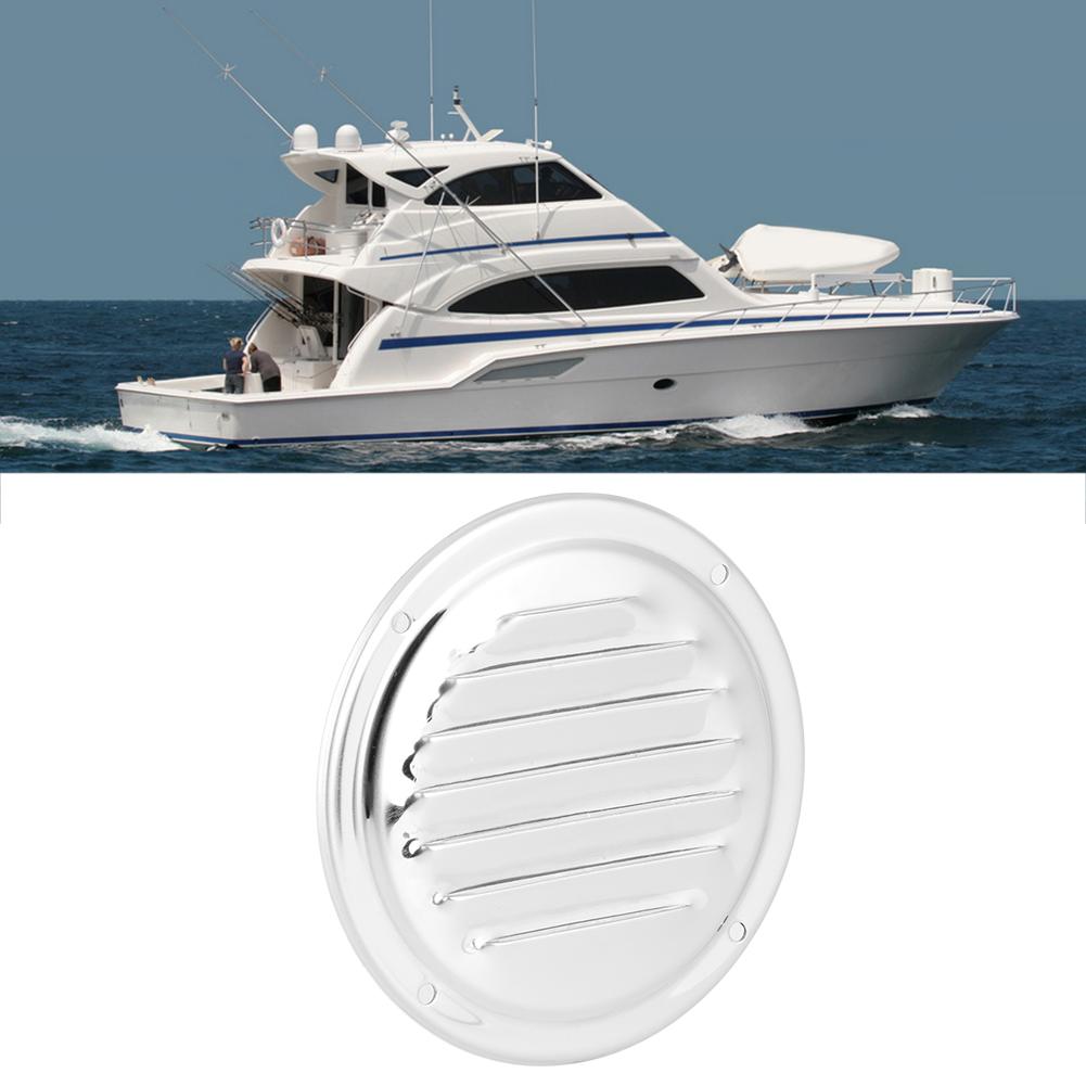 Круглая вентиляционная решетка из нержавеющей стали морского класса, вентиляционная решетка с жалюзи, крышка вентиляционной решетки