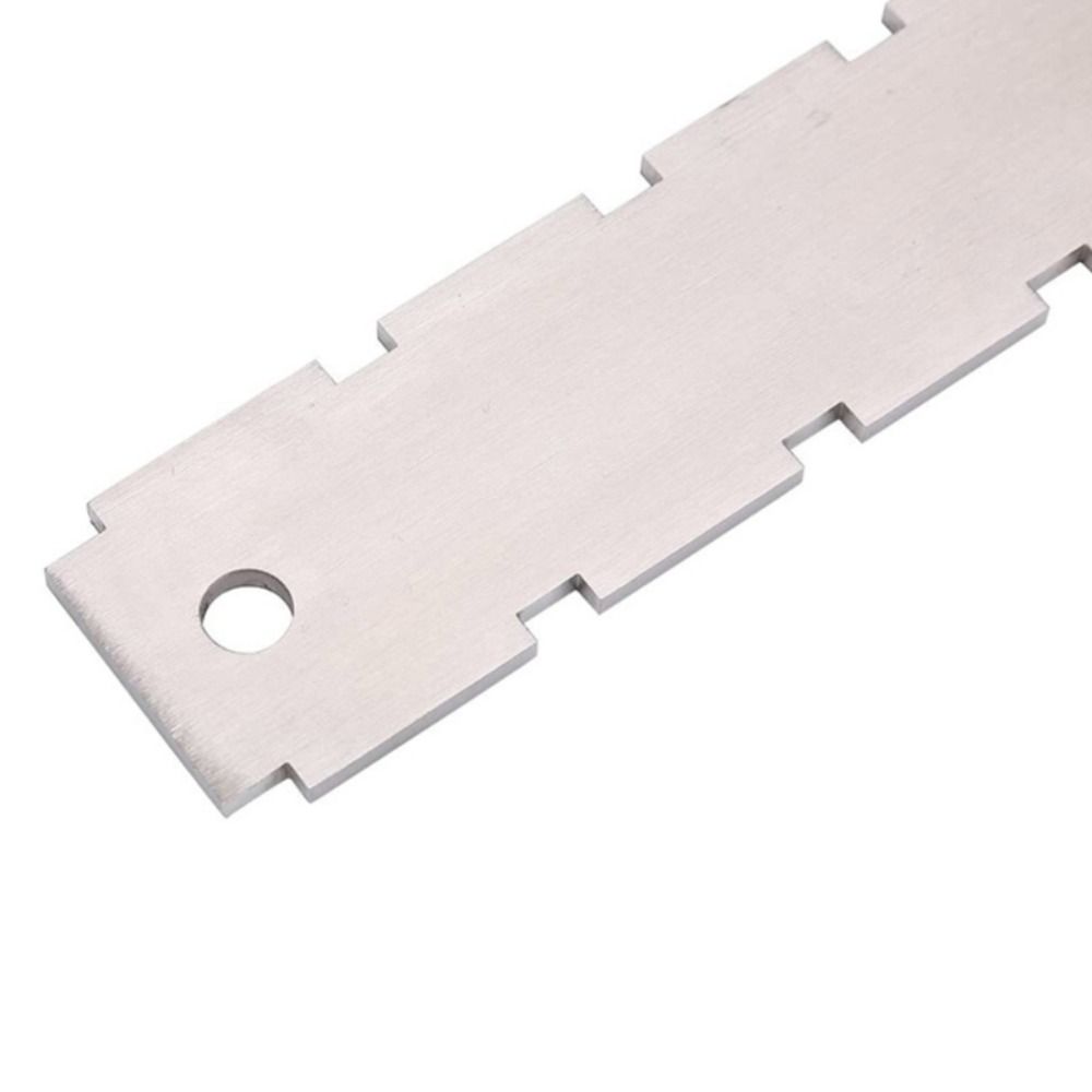 Измерение зазора грифа Линейка с насечками Линейка для гитарных ладов Инструмент для акустического баса