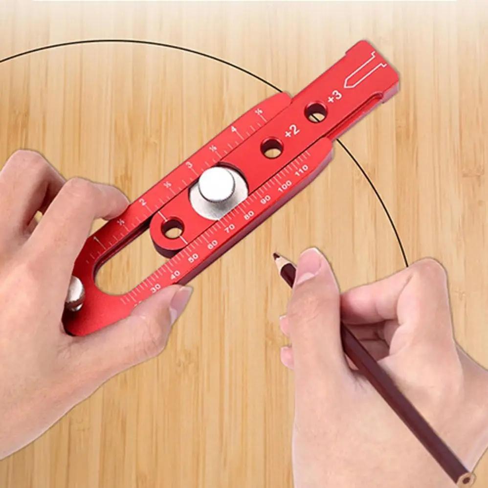 Деревообрабатывающий компас, круговой инструмент для рисования, регулируемый измерительный инструмент, деревообрабатывающий писец, калибры, промышленный чертеж