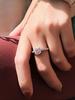925 Sterling Silve Fashion Delicate Sweet Pink Zircon Ring For Women Anniversary Luxury Personalized High Quality Fine Jewelry