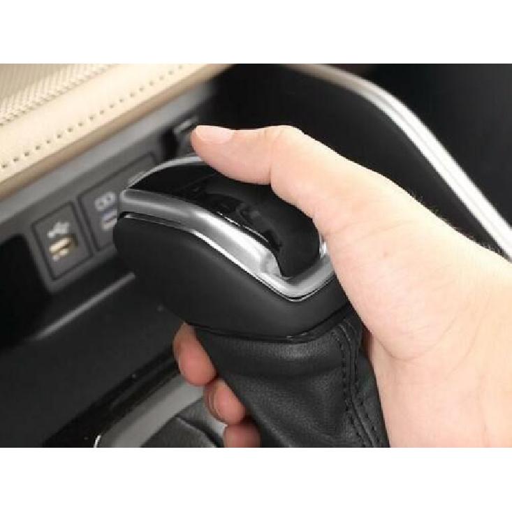 For Toyota Highlander - Black&Silver Interior Gear Shift Knob Cover Trim