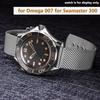 Ремешок для Omega для Seamaster 300 007 Браслет для часов 20 мм 22 мм Нержавеющая сталь Роскошный сетчатый браслет Аксессуары для деловых часов2027.
