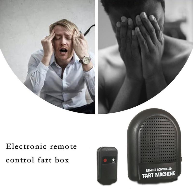 Hilarious Remote Control Fart Machine For Pranks And Gag Gifts In Black Plastic