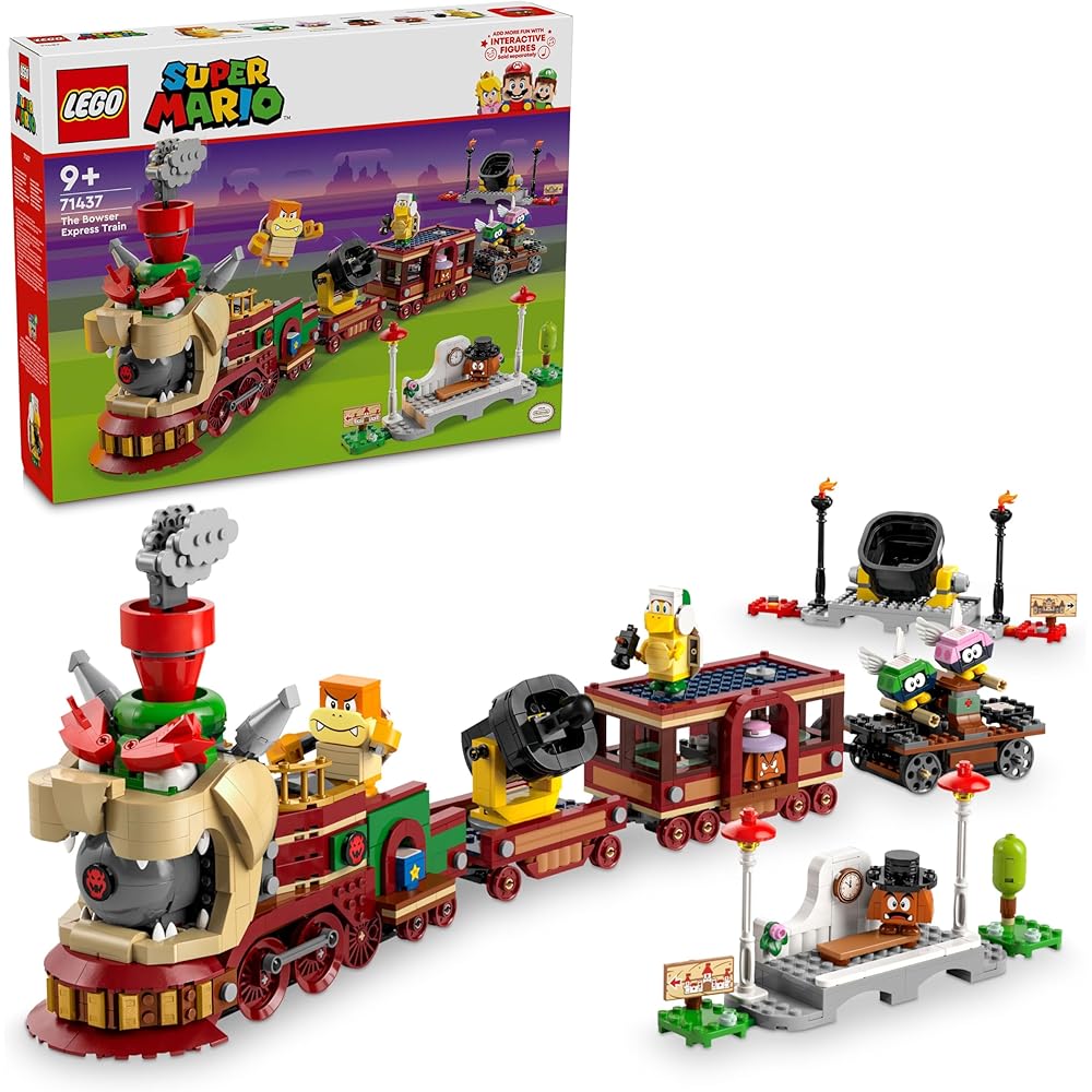 LEGO Super Mario Bowser Express Toy Set Building Blocks for Kids Age 9-11