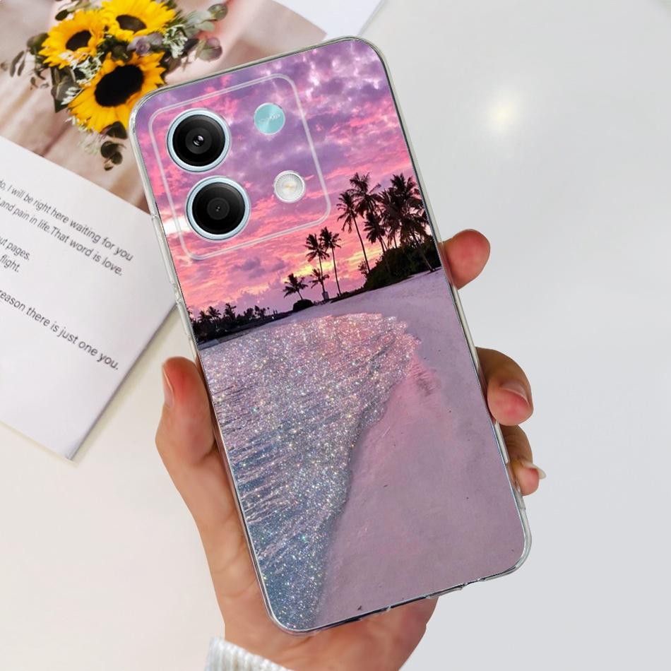 For Xiaomi Redmi Note 13 4G Case Redmi Note 13 Pro 4G Global Cute Soft Silicone TPU Slim Cover For Redmi Note13 13Pro 4G