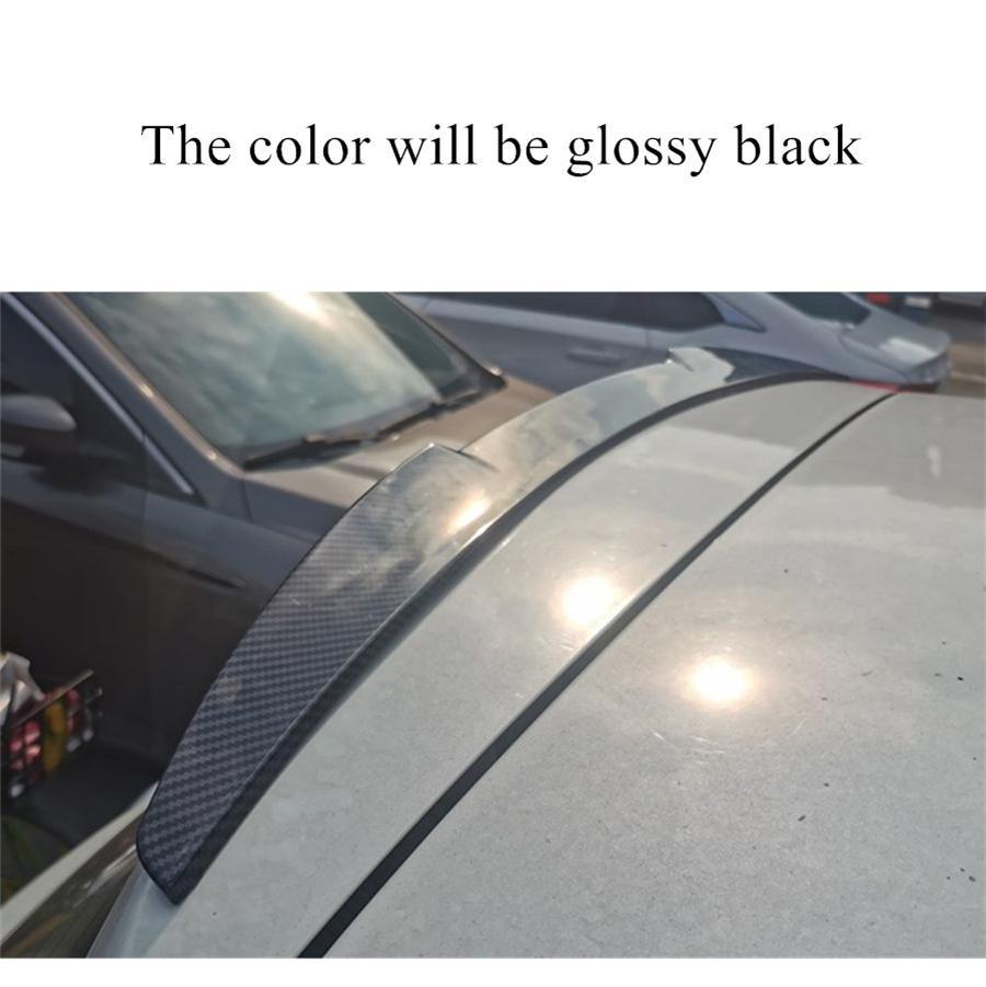 115CM  PU Glossy Black Car Rear Roof Lip Spoiler Lip Wing Tail