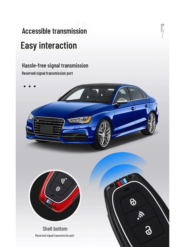 Car Key Smart Remote Control Metal Case Protection.