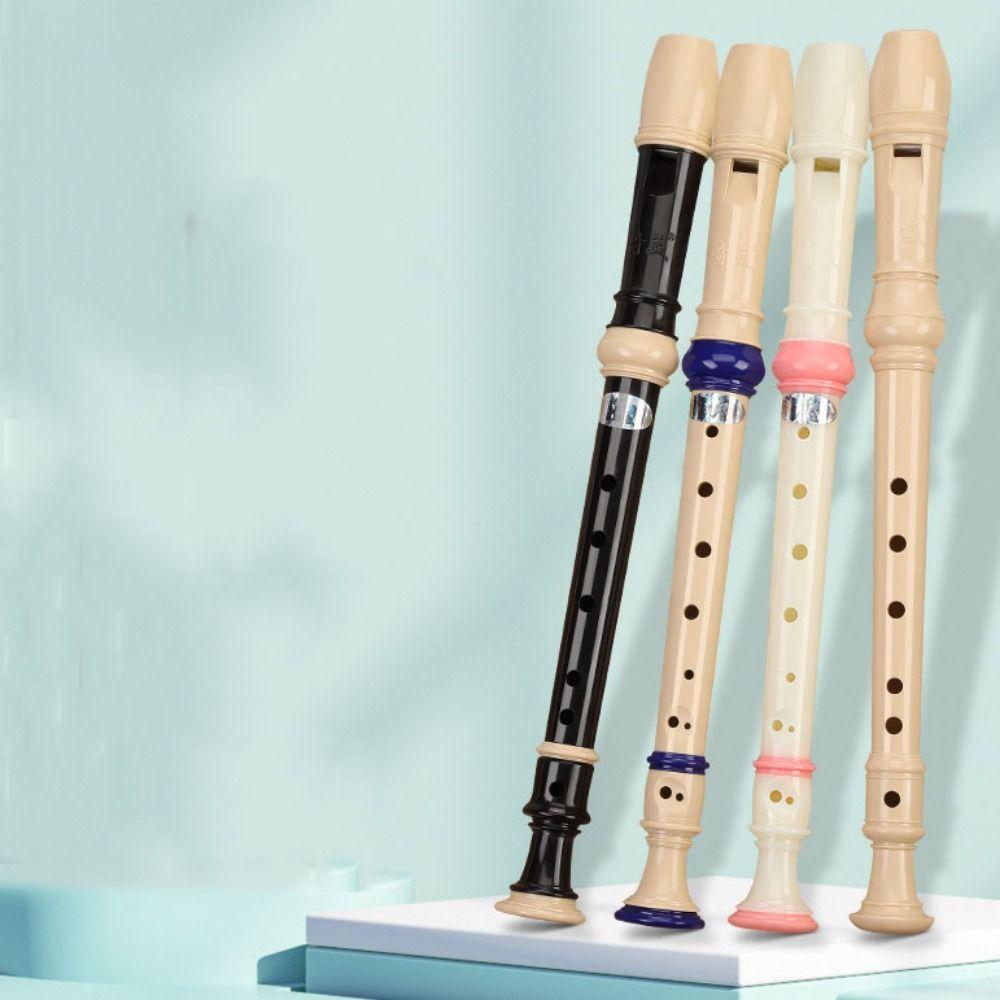 Baroque Fingering Eight Hole Clarinet Easy Adjustable Vertical Flute Musical Instrument