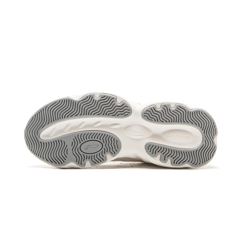 Li Ning Молочный Кокос Универсальный Ретро Толстая Подошва Модный Тренд Амортизация Нескользящие Износостойкие Поддержка Низкий Верх Папины Кроссовки AGCV404-3