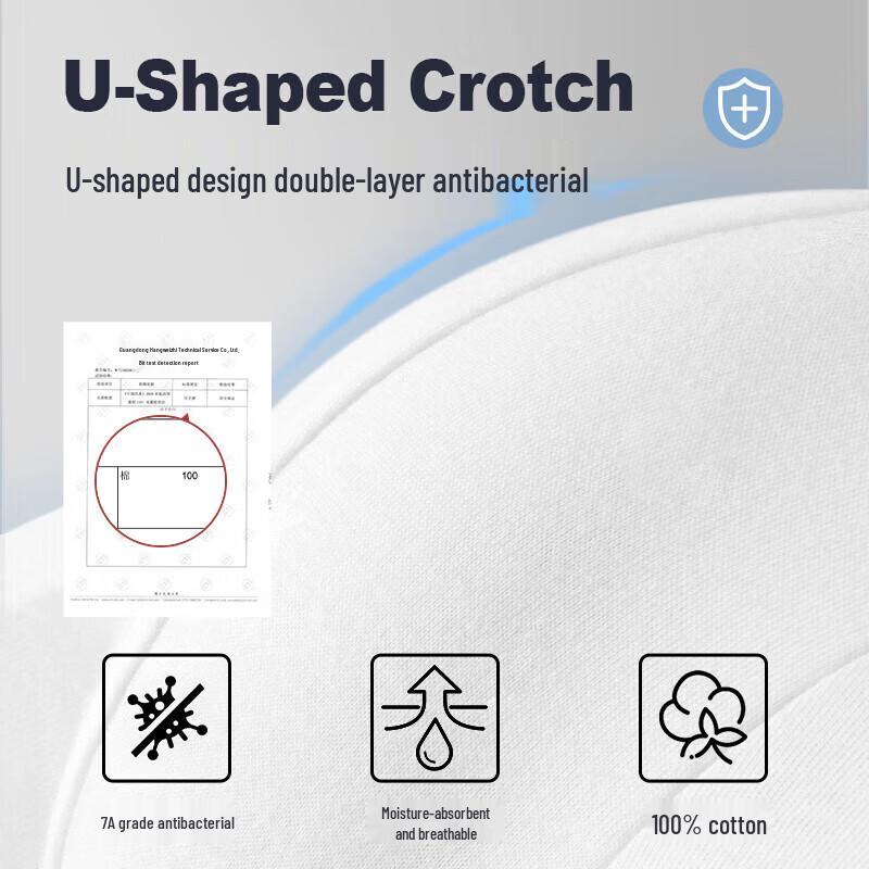 Nanjiren Мужские одноразовые хлопковые трусы-боксеры (5-Pack)