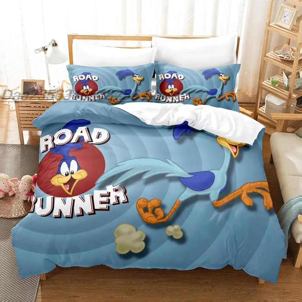 Wile E. Coyote And The Road Runne Bedding Set Single Twin Full Queen King Size Bedroom Duvet Cover Aldult Kids Quilt Cover Set
