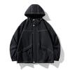Куртка мужская весна и осень новая мужская рабочая одежда с капюшоном модный бренд модная повседневная куртка мужская однотонная куртка универсальная