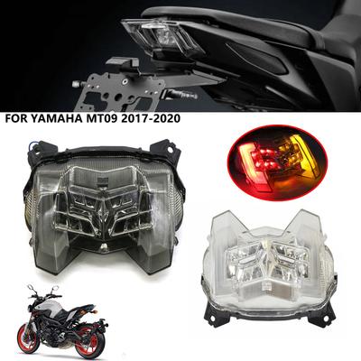 Для Yamaha MT09 Задний фонарь Стоп-сигнал MT 09 2018 MT-09 2017 Светодиодный задний фонарь Стоп-сигнал Задний Предупреждающий Указатель поворота Индикатор