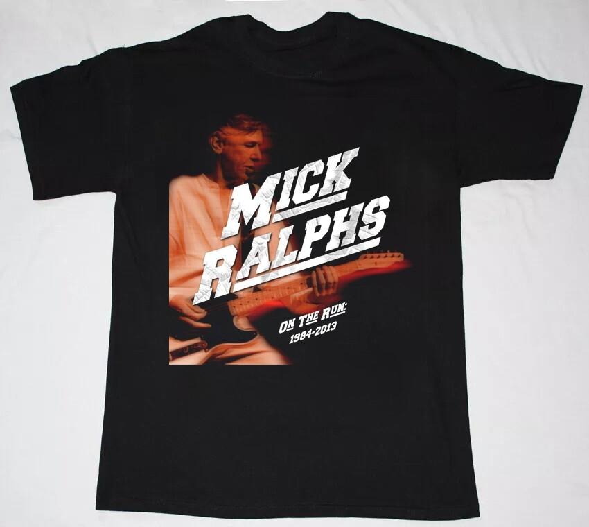 Mick Ralphs On The Run 1984-2013 Black Full Size Shirt Unisex T-Shirt