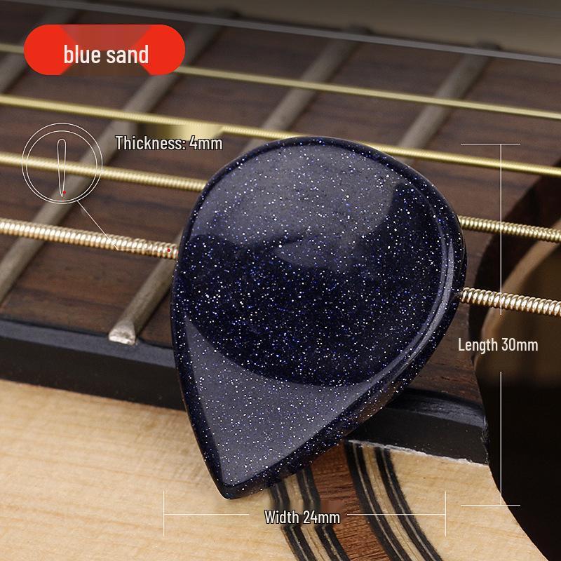 FNRLIAPicks Ожерелье-медиатор для электрогитары с искусственным драгоценным камнем - Ручная работа, Американский подарок, Кулон.