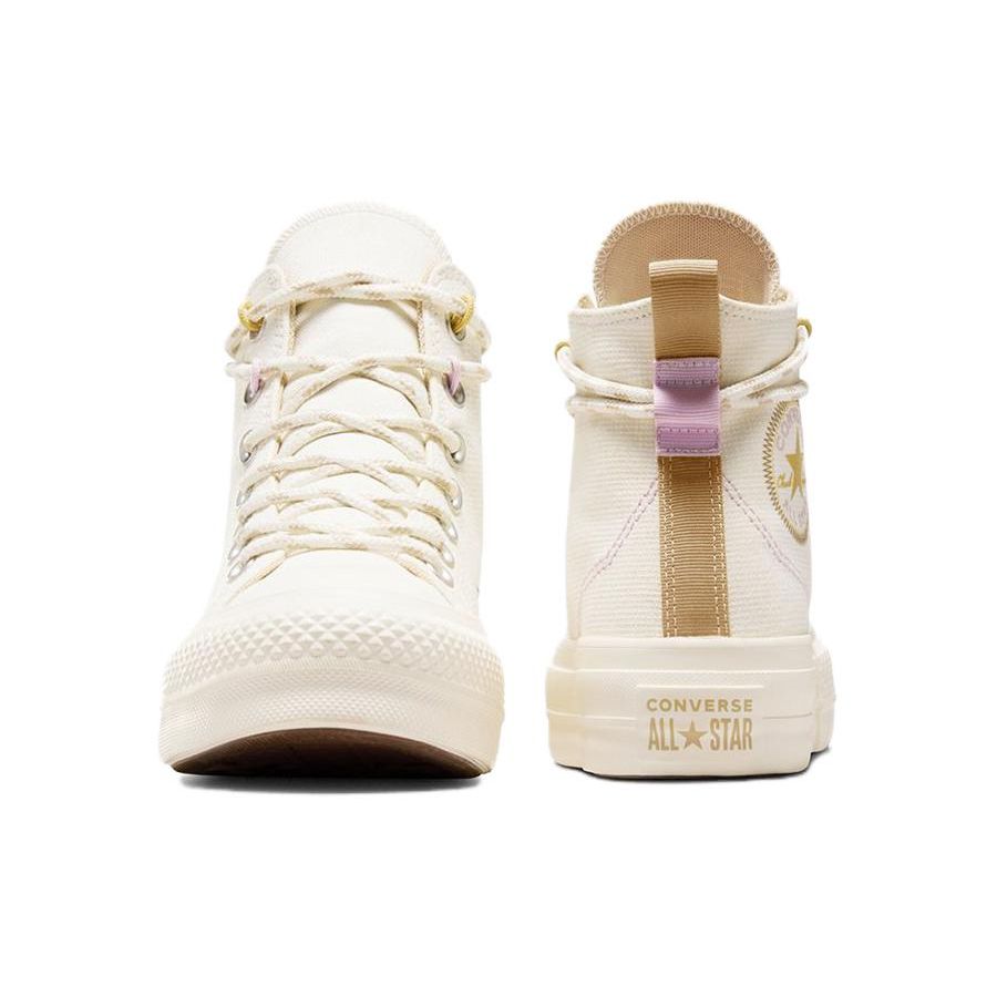 Converse Chuck Taylor All Star Lift Platform Utility High Top Canvas Shoes Women Sneakers White A08767C