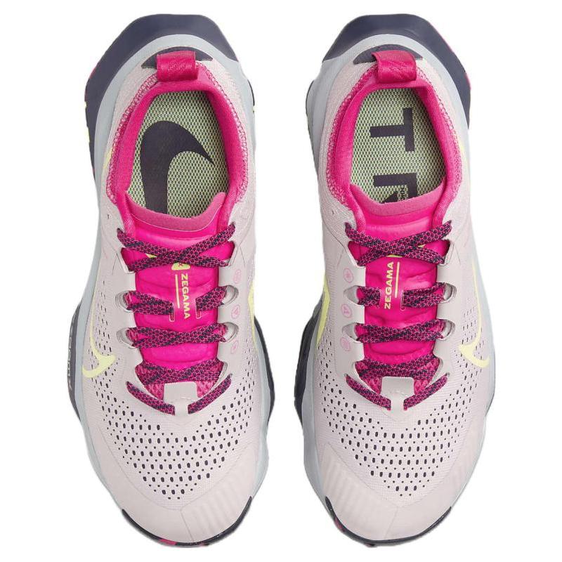 Nike Женские кроссовки ZoomX Zegama Platinum Violet Luminous Green повседневные DH0625-002