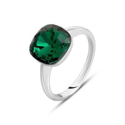 Серебряное кольцо с фианитами, вес изделия 3,12 гр (60001720)