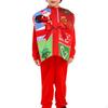 Kids Christmas Costume Cartoon Present Cosplay Apparel for Holiday Carnival