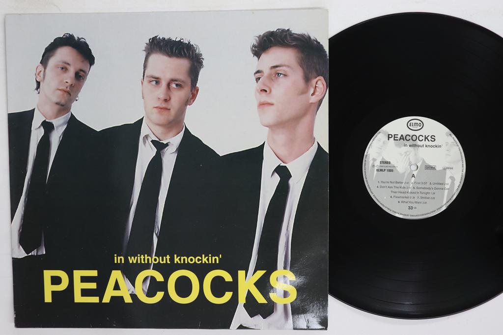 12-дюймовая пластинка PEACOCKS In Without Knockin ELMLP1005 Elmo Records 1998 Германия Рок Б/у